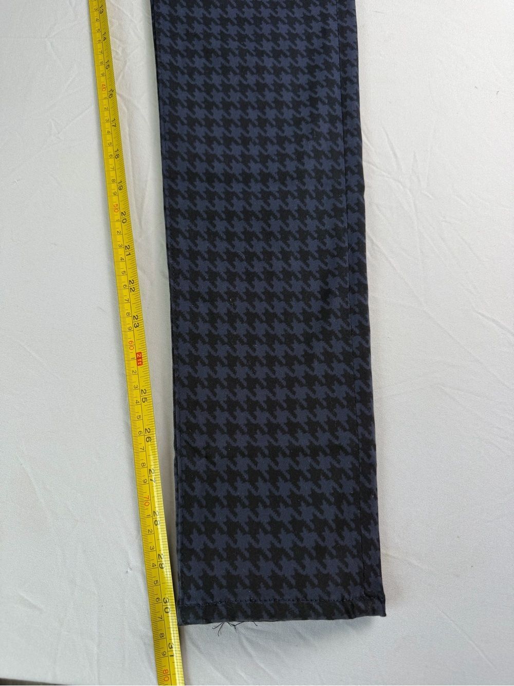 AG Adriano Goldschmied Farrah skinny pants jeans houndstooth navy 27 - Picture 3 of 9